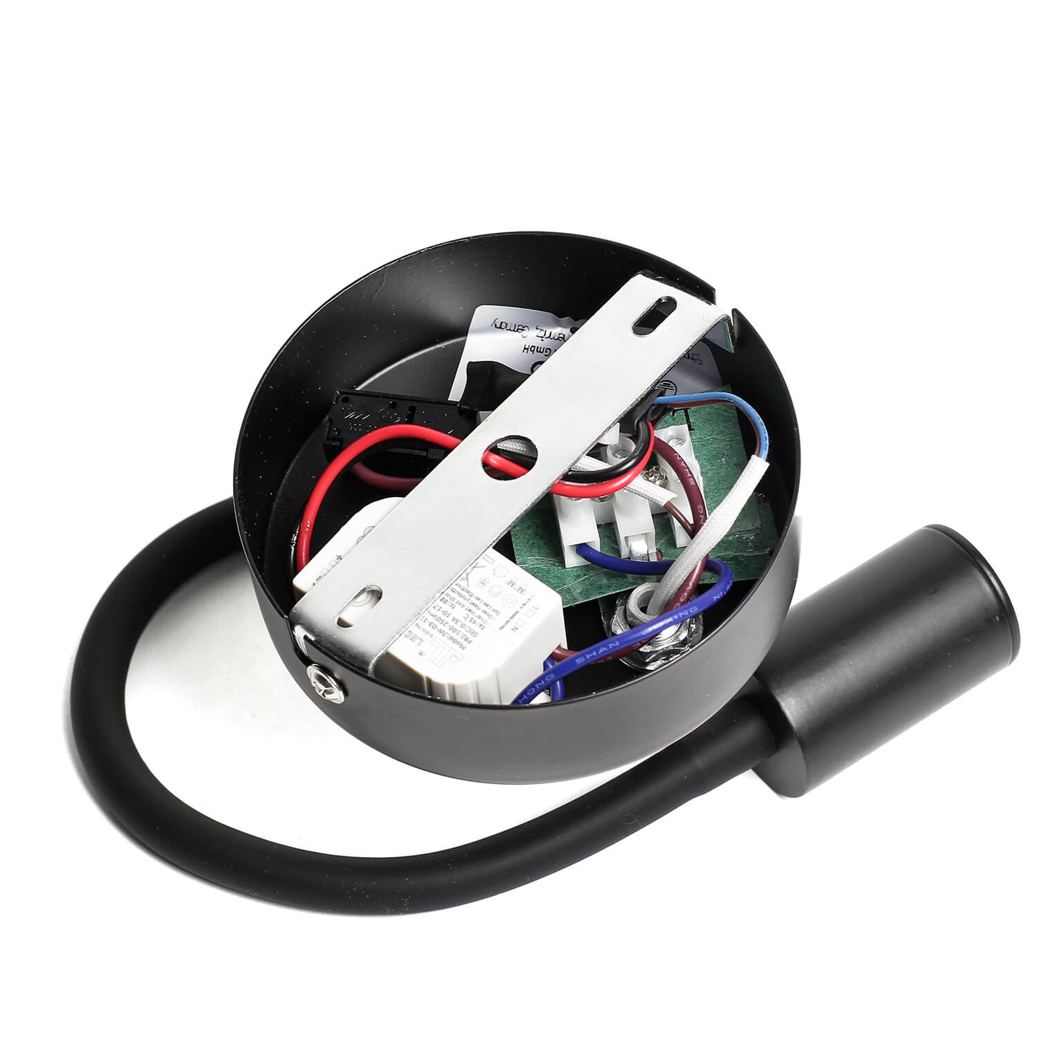 LED Wandlampe Schwarz flexibel mit Schalter zeitlos Schlafzimmer Bett